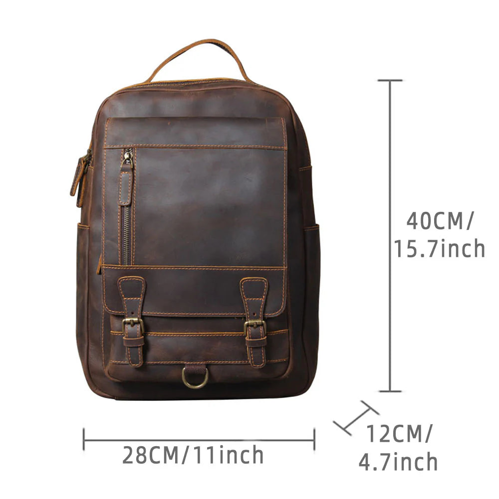 The Legacy Long-Rider | Artisan Handcrafted Full-Grain 100-Year Backpack