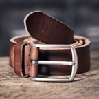 La ceinture Civic Cinch | Ceinture rétro 3,8 cm en cuir de vachette véritable