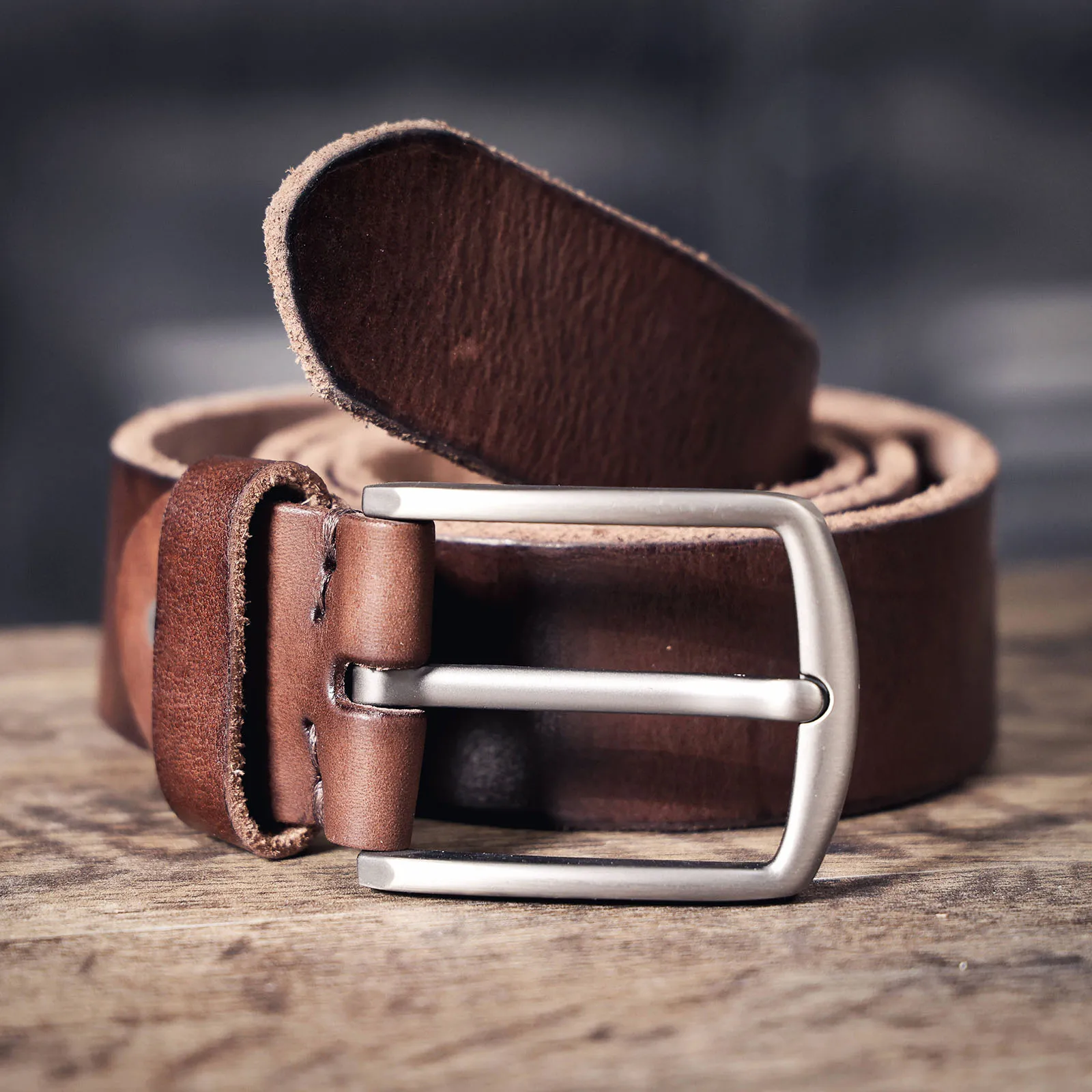 La ceinture Civic Cinch | Ceinture rétro 3,8 cm en cuir de vachette véritable