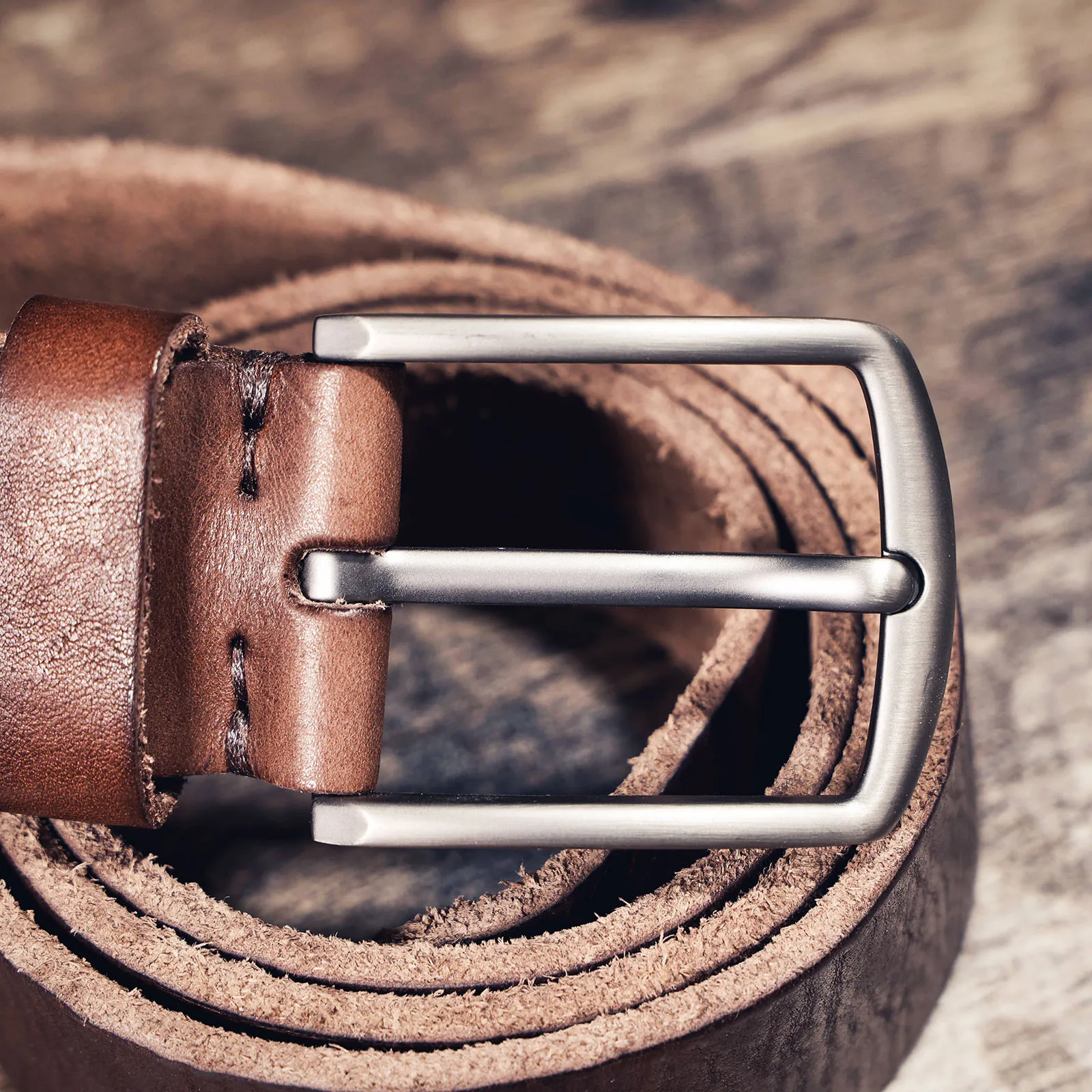 La ceinture Civic Cinch | Ceinture rétro 3,8 cm en cuir de vachette véritable