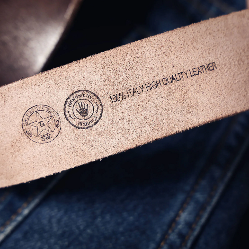 La ceinture Civic Cinch | Ceinture rétro 3,8 cm en cuir de vachette véritable