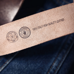 La ceinture Civic Cinch | Ceinture rétro 3,8 cm en cuir de vachette véritable