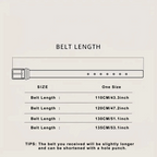 La ceinture Civic Cinch | Ceinture rétro 3,8 cm en cuir de vachette véritable