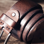 La ceinture Civic Cinch | Ceinture rétro 3,8 cm en cuir de vachette véritable