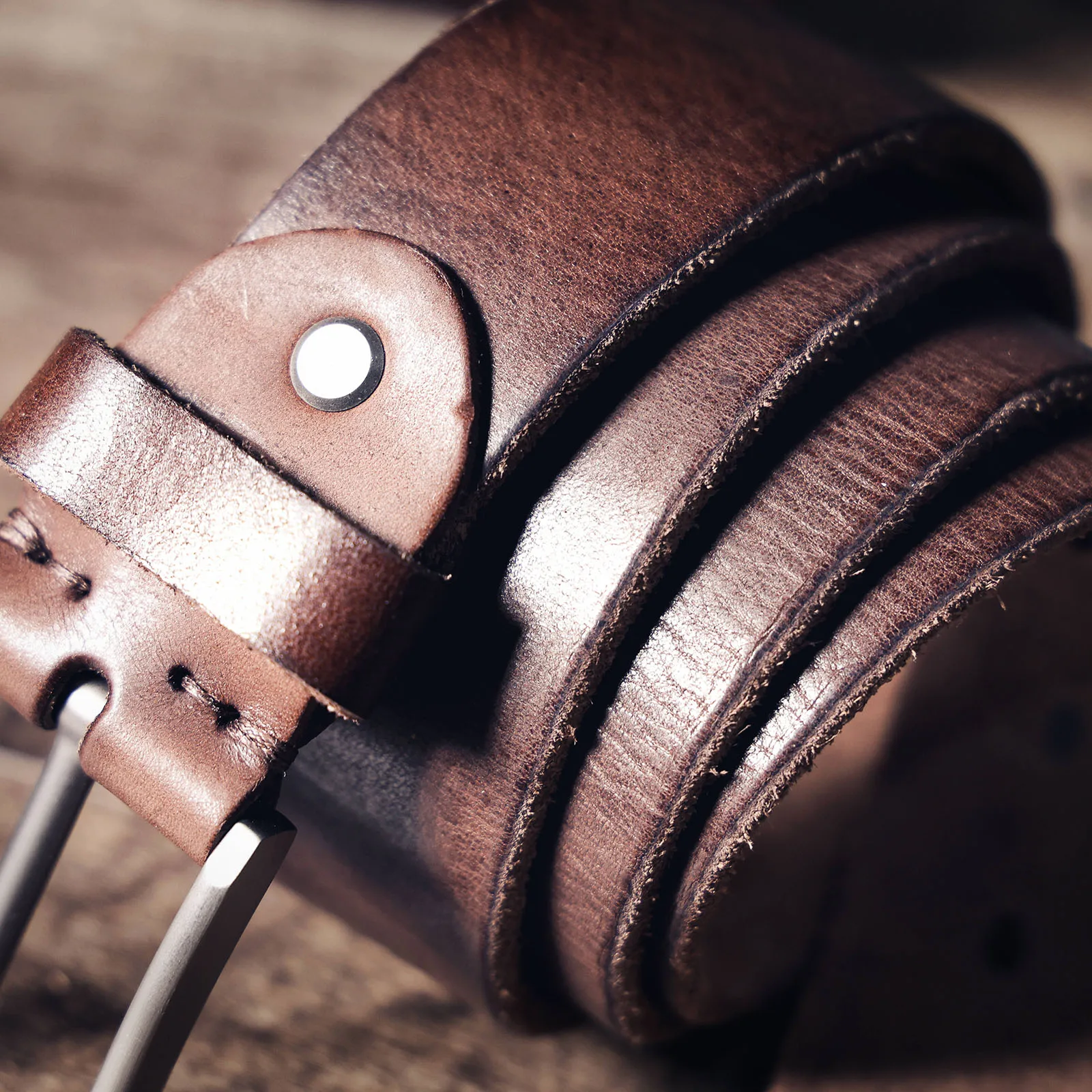 La ceinture Civic Cinch | Ceinture rétro 3,8 cm en cuir de vachette véritable