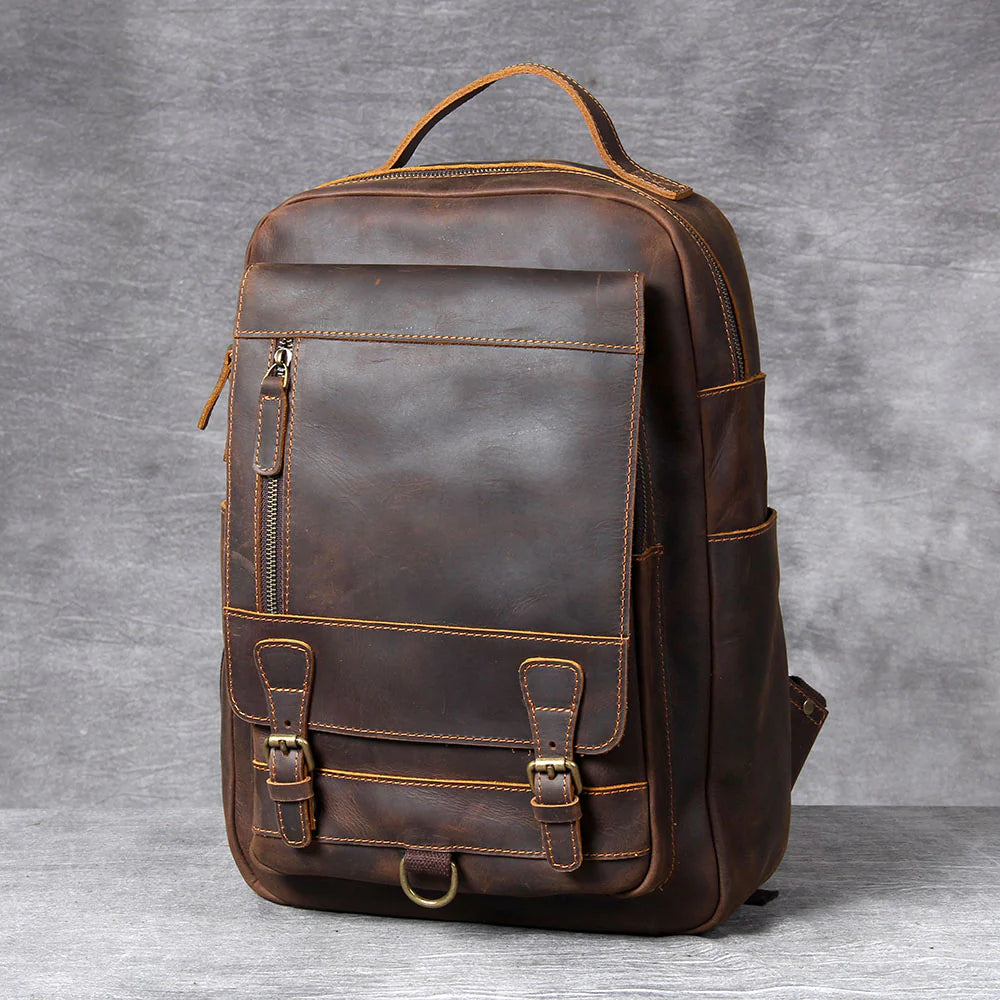The Legacy Long-Rider | Artisan Handcrafted Full-Grain 100-Year Backpack