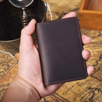 The Trail-Bit | Handcrafted Crazy Horse Leather Frontier Card Pouch