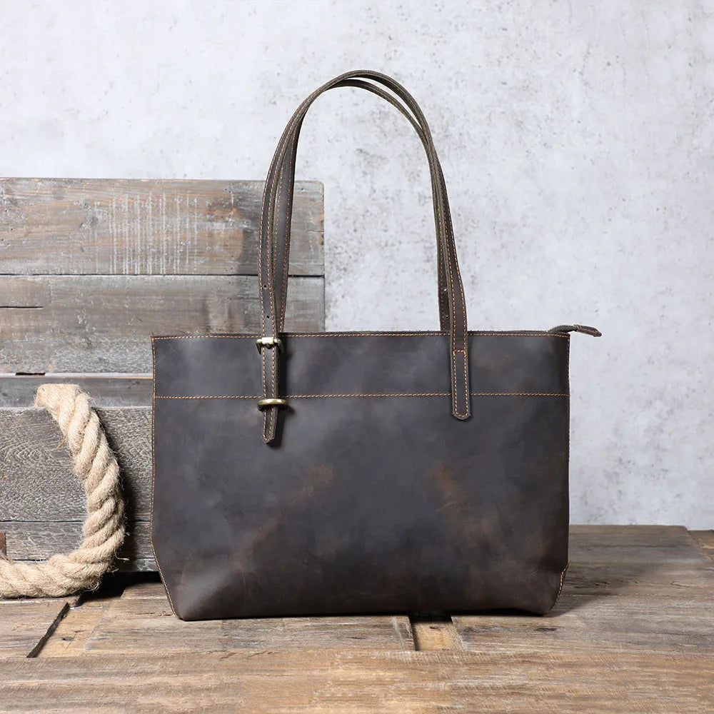 Sac bandoulière en cuir italien fait main | Sacoche vintage The Surveyor