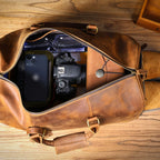 The Artisan | Handcrafted Full-Grain Leather Frontier Weekender