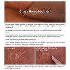 The Scout’s Shilling | Handcrafted Crazy Horse Leather Ultra-Lightweight Mini-Vault