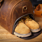 The Artisan | Handcrafted Full-Grain Leather Frontier Weekender