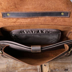 The Pony Express | Sac bandoulière Frontier en cuir Crazy Horse fait à la main