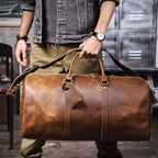 The Artisan | Handcrafted Full-Grain Leather Frontier Weekender