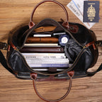 The Outbound | Sac de voyage et weekender Frontier 19 pouces en cuir de vache italien