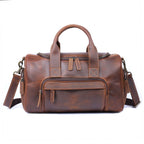 The Short-Haul | Handgefertigte Crazy Horse Leder 16" Frontier Stage-Bag