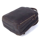 The Academy | Handmade Crazy Horse Leather Casual Frontier Daypack