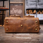 The Iron-Horse | Handgefertigte Overland Duffel aus Crazy Horse Leder