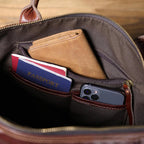 The Outbound | Sac de voyage et weekender Frontier 19 pouces en cuir de vache italien