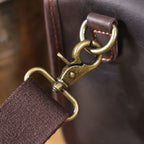 The Sentry | Sac bandoulière Hard-Frame Frontier en cuir Crazy Horse