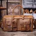 The Iron-Horse | Handgefertigte Overland Duffel aus Crazy Horse Leder