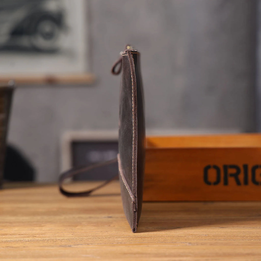 The Blackwood Strongbox | First-Layer Genuine Leather Structured Executive Vault