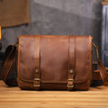 Le Sentry Messenger | Sac à bandoulière en cuir italien fait main