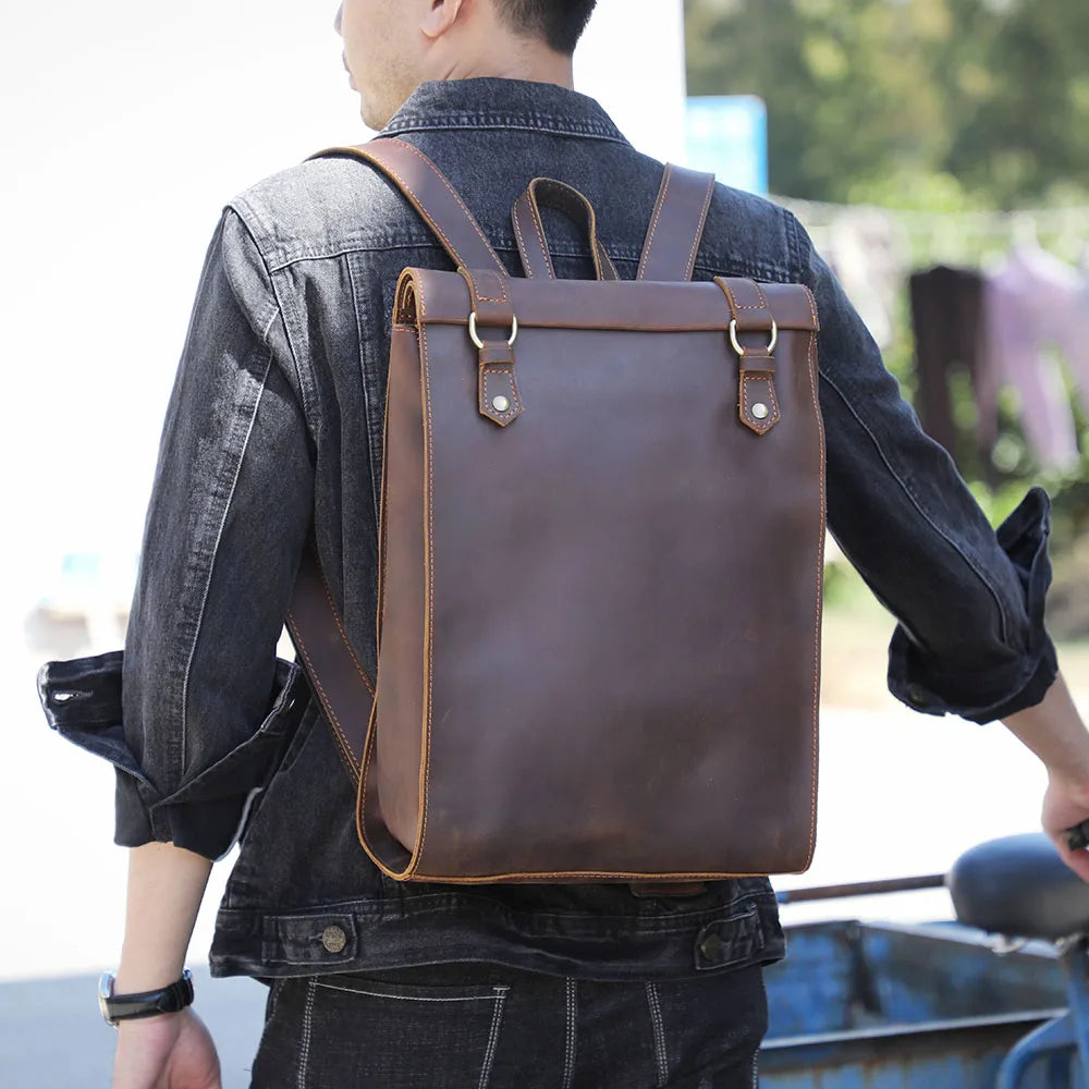 The Ranger | External Frame Crazy Horse Leather Frontier Day-Vault