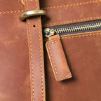 Handmade Italian Leather Shoulder Bag | The Surveyor Vintage Satchel