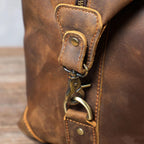 Le Dreadnought | Sac de voyage Frontier Premium en cuir pleine fleur de 50 cm