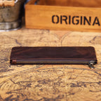 The Silverton Vault | Handgefertigtes Crazy Horse Leder 7.8" langes Portemonnaie & Handy-Clutch