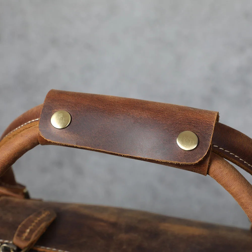 Le Quartermaster | Sac de voyage Frontier en cuir pleine fleur multi-poches