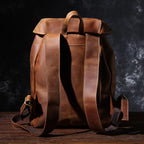 The Overland | External Frame Crazy Horse Leather 35L Frontier Rucksack