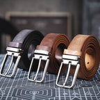 The Drover | Verdickter italienischer Rindsleder Frontier Jeansgürtel