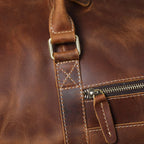 Le Quartermaster | Sac de voyage Frontier en cuir pleine fleur multi-poches