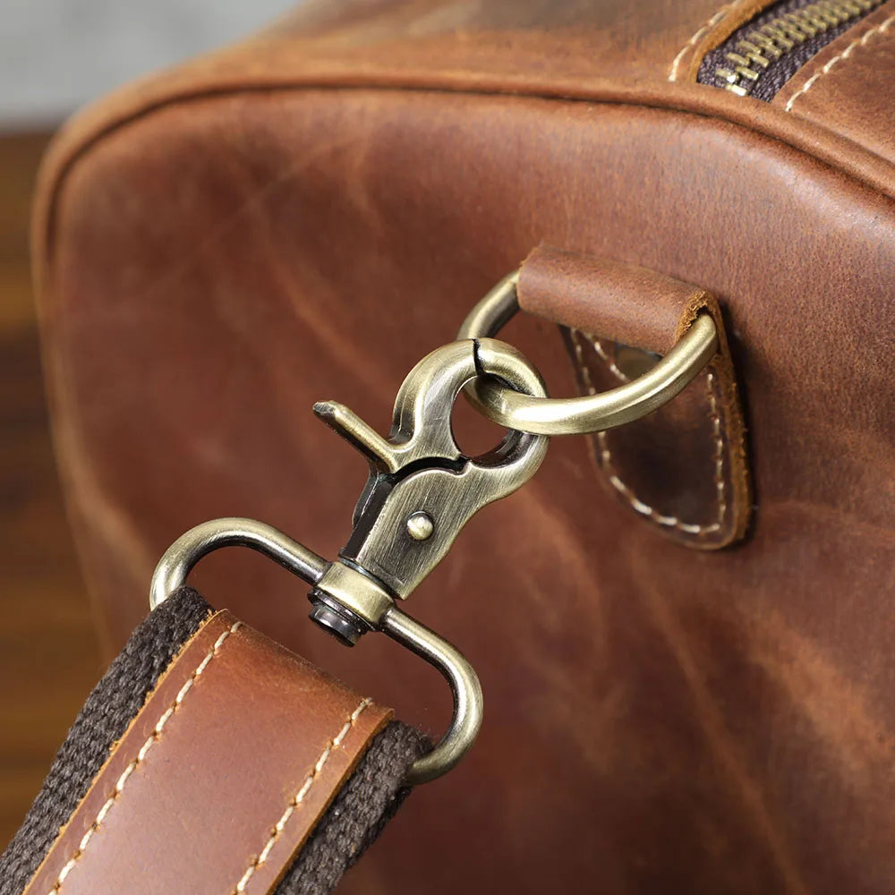 Le Quartermaster | Sac de voyage Frontier en cuir pleine fleur multi-poches
