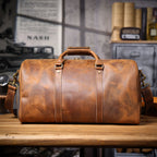 The Artisan | Handcrafted Full-Grain Leather Frontier Weekender
