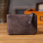 The Scout’s Shilling | Handcrafted Crazy Horse Leather Ultra-Lightweight Mini-Vault