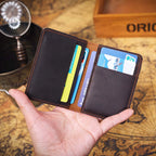 The Trail-Bit | Handcrafted Crazy Horse Leather Frontier Card Pouch