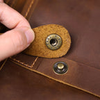 Le Sentry Messenger | Sac à bandoulière en cuir italien fait main