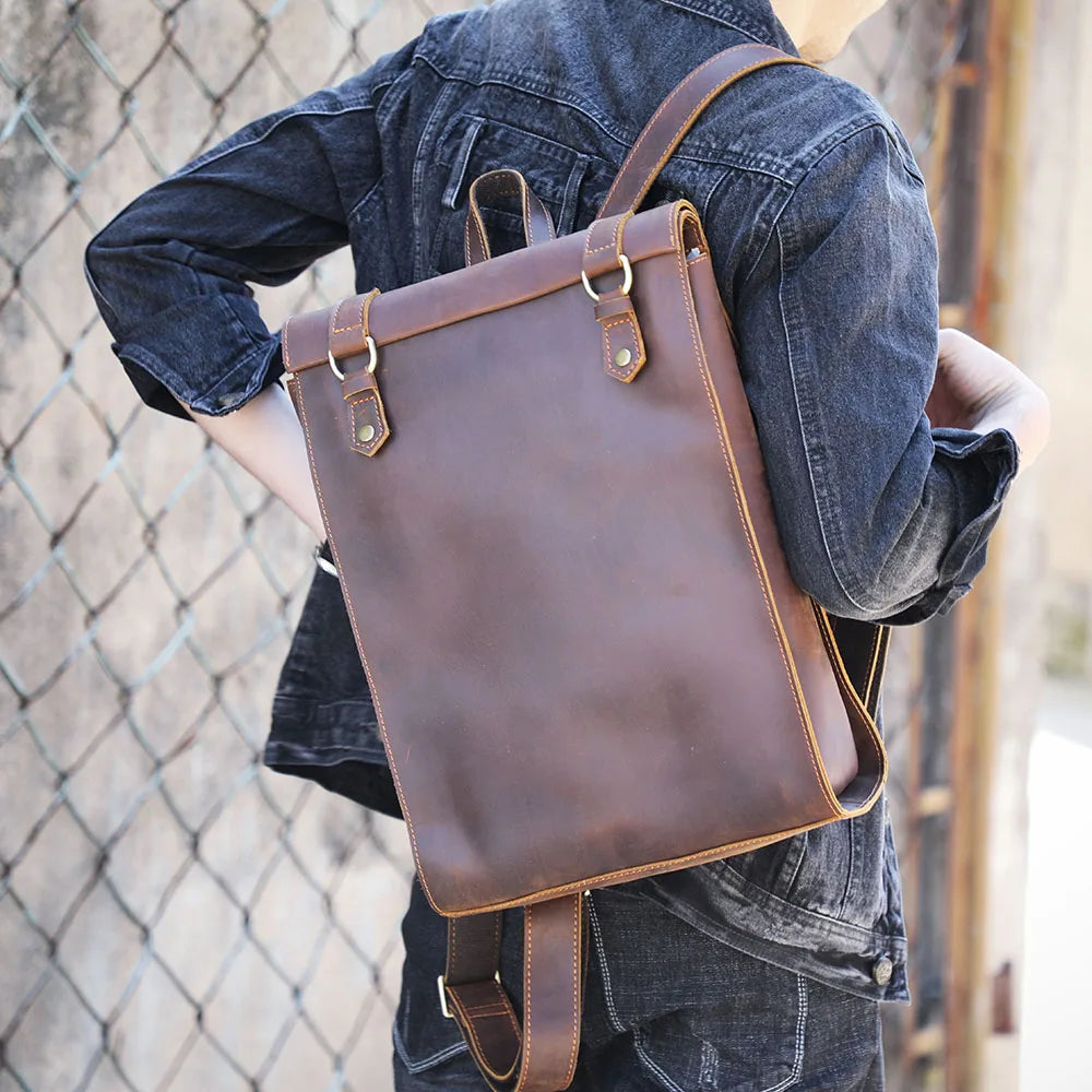 The Ranger | External Frame Crazy Horse Leather Frontier Day-Vault