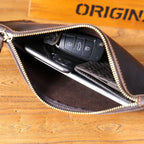 The Blackwood Strongbox | First-Layer Genuine Leather Structured Executive Vault