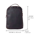 The Academy | Handmade Crazy Horse Leather Casual Frontier Daypack