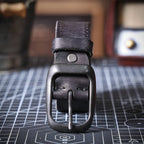 Le Stockman | Ceinture en cuir de vache italien épais 3,3 cm Frontier Denim