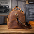 The Artisan | Handcrafted Full-Grain Leather Frontier Weekender