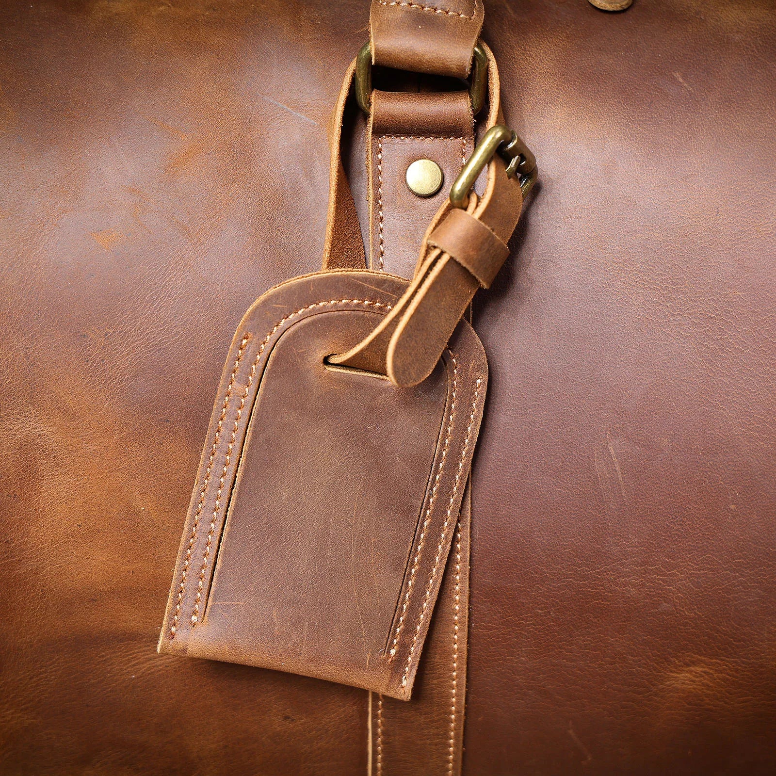The Artisan | Handcrafted Full-Grain Leather Frontier Weekender