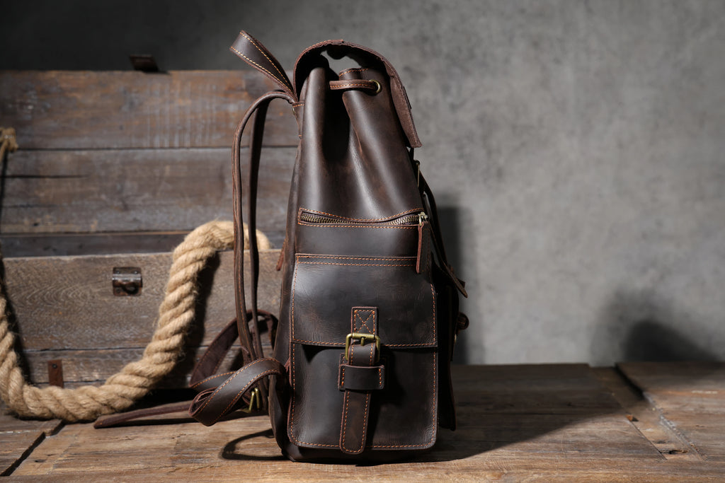 The Centennial | External Frame Crazy Horse Leather Frontier