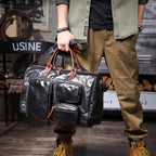 The Outbound | Sac de voyage et weekender Frontier 19 pouces en cuir de vache italien