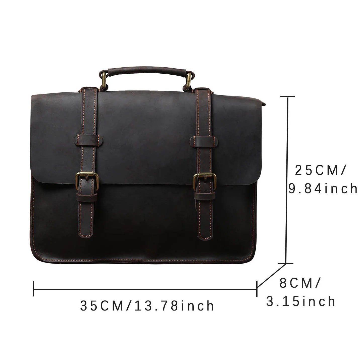 The Ambassador | Handcrafted Crazy Horse Leather 3-in-1 Frontier Convertible & Backpack