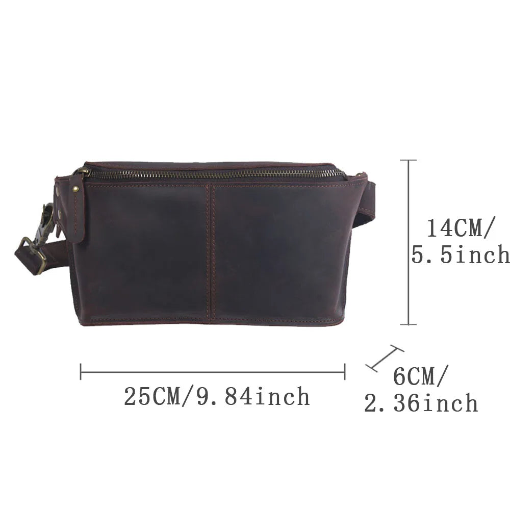 The Outrider | Handcrafted Crazy Horse Leather Frontier Scout-Sling