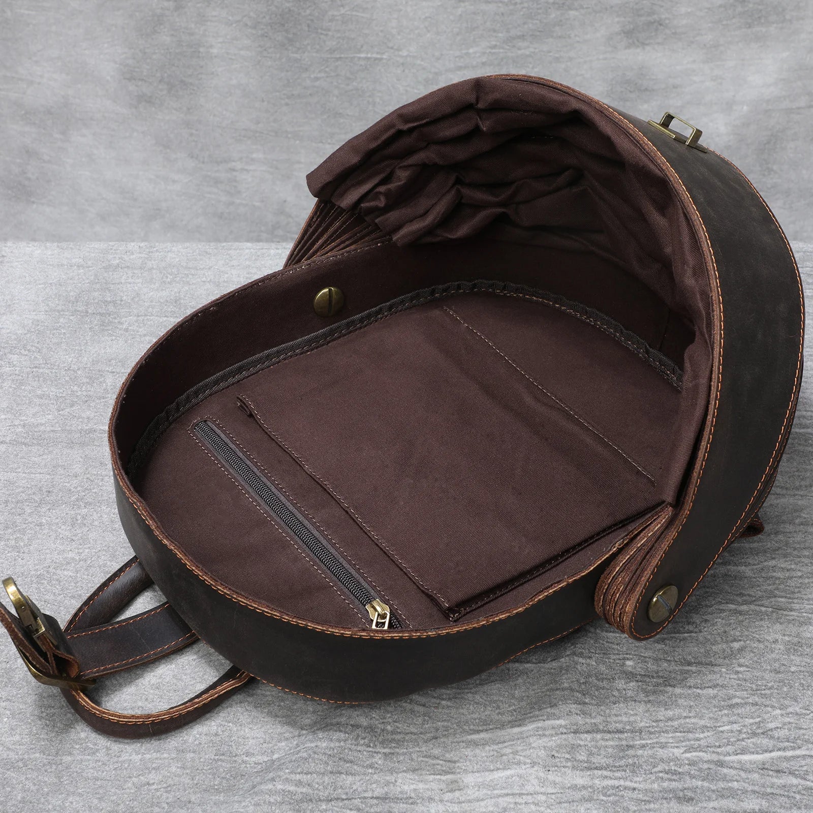 Le Scarabée | Design Original Fait Main en Cuir de Vachette Superposé Étui-Coque Frontier